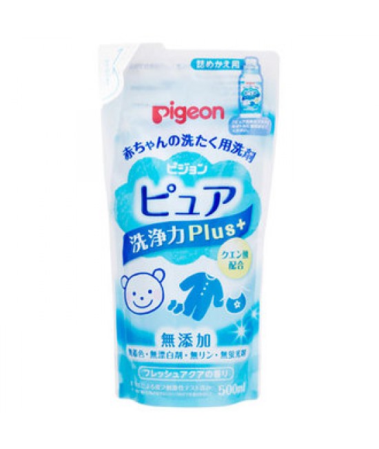 PIGEON 嬰兒專用強力洗衣液(清新海洋香味) 補充裝 500ML